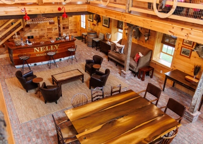 A View Of The Clubhouse At Dunwalke Preserve With A Bar Tables Chairs And Decor Sal DiMaggio For MyCentralJersey.Com